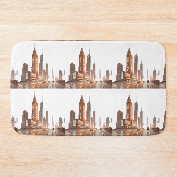 Item preview, City Futuristic Landscapes Illustrations Sports Culture Life World designed and sold by ART ATTACK ZONE.