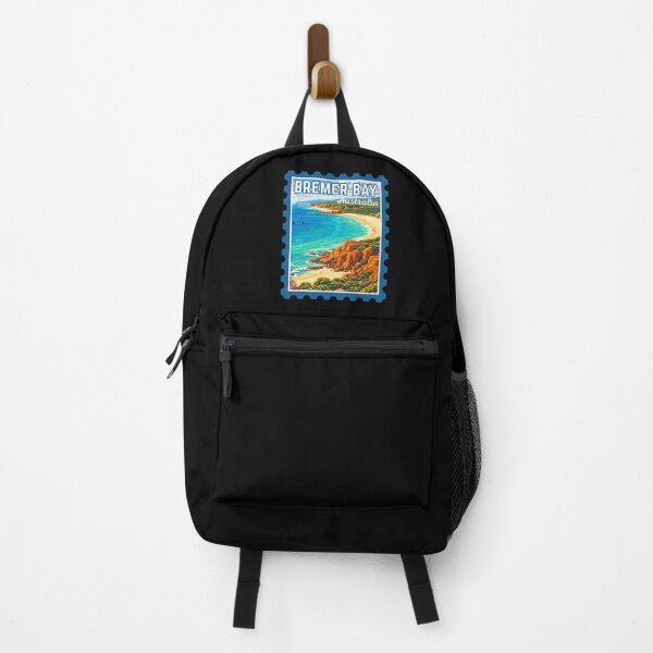 Item preview, Bremer Bay in Western Australia, Vintage Travel Stamp Illustration designed and sold by MaateoDesign.