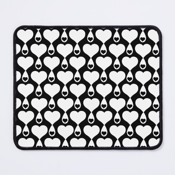 Item preview, White & Black Love Teardrops on Black designed and sold by Digitalmyth's Designs.