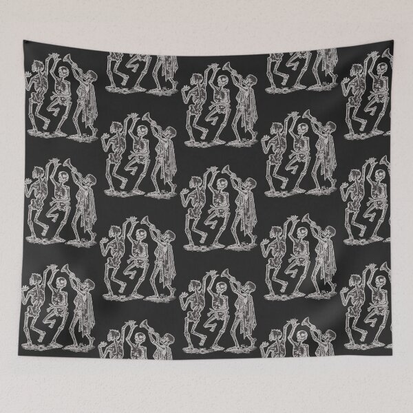 Item preview, Silver Danse Macabre - Ancient Danse Macabre Engraving designed and sold by Dungeon-Shop.