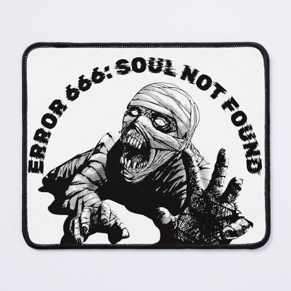 Item preview, Error 666 Soul Not Found - Dark Tech Aesthetic designed and sold by Mini Pixel Perfect Co..
