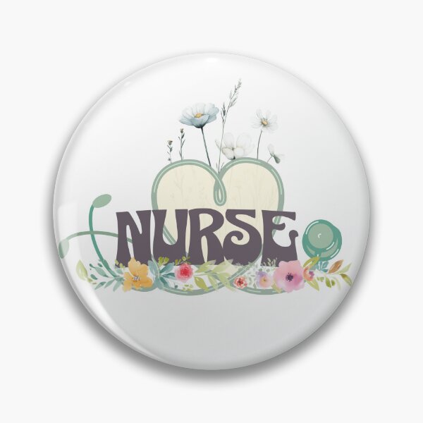 Item preview, Garden Floral Nurse  designed and sold by Dreambigdigital.