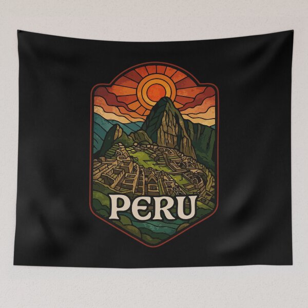 Item preview, Peru Stained Glass Art Travel designed and sold by TomFrontierArt.