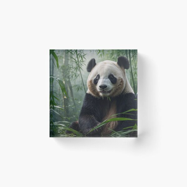 Item preview, Giant Panda in a Bamboo Grove designed and sold by adill72.