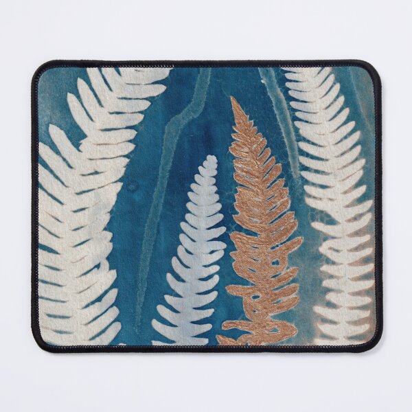Item preview, Gold Fern Cyanotype Botanical Print designed and sold by NicoleGiger.Studio.