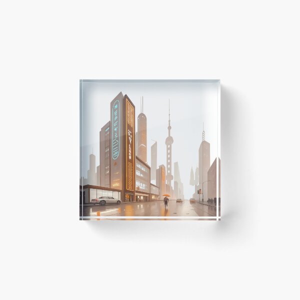 Item preview, Day Futuristic Landscapes Illustrations Sports Culture Life World designed and sold by ART ATTACK ZONE.