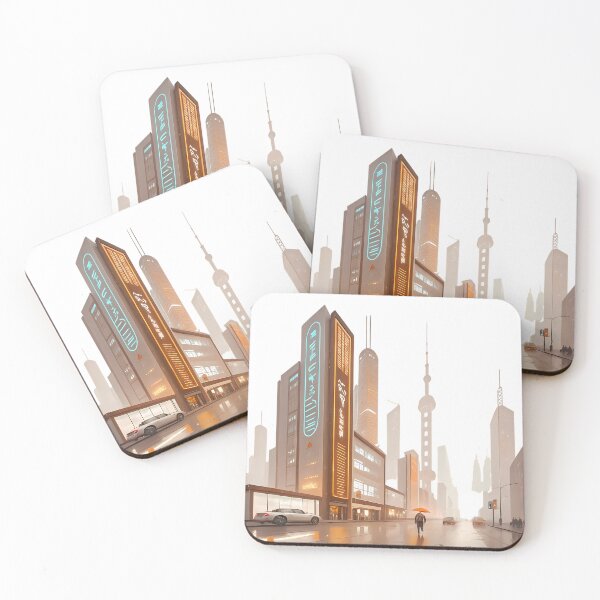 Item preview, Day Futuristic Landscapes Illustrations Sports Culture Life World designed and sold by ART ATTACK ZONE.