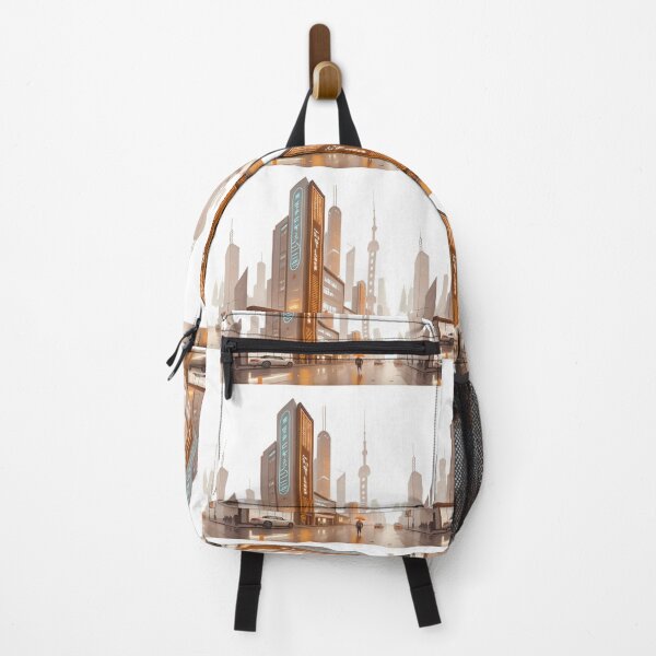 Item preview, Day Futuristic Landscapes Illustrations Sports Culture Life World designed and sold by ART ATTACK ZONE.