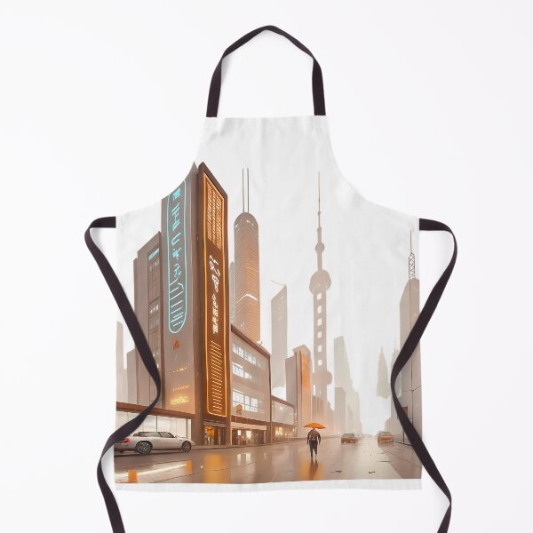 Item preview, Day Futuristic Landscapes Illustrations Sports Culture Life World designed and sold by ART ATTACK ZONE.