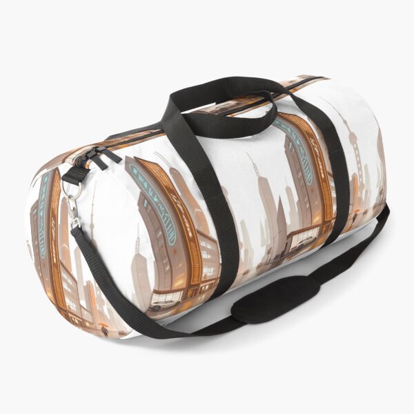 Item preview, Day Futuristic Landscapes Illustrations Sports Culture Life World designed and sold by ART ATTACK ZONE.