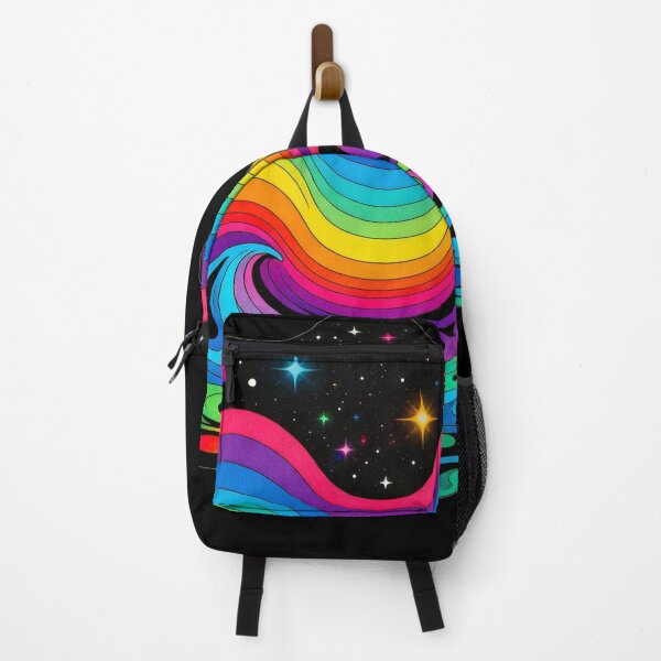 Item preview, Cosmic Rainbow Wave – Psychedelic Space Pop Art designed and sold by PLUSHIWORLDtm.
