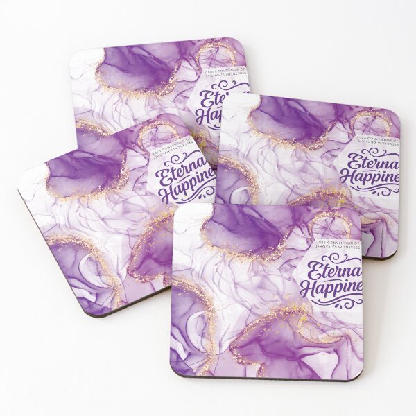 Item preview, 2026 Regional/ Internation Convention of Jehovah's Witnesses - Eternal Happiness / Purple Marble designed and sold by Yesido.