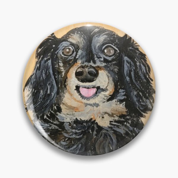 Item preview, Little Lilah the Mini Dachshund Painting designed and sold by Baileypaints.