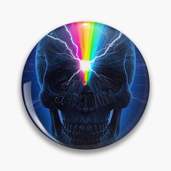 Item preview, Emission Spectrum Obsidian Skull designed and sold by Nela Creative Lab.