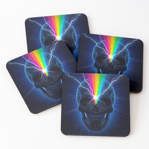 Item preview, Emission Spectrum Obsidian Skull designed and sold by Nela Creative Lab.