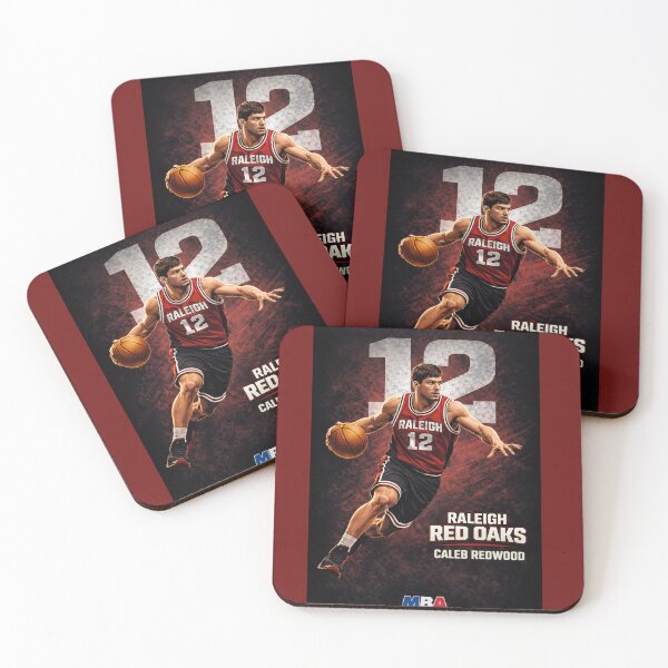 Item preview, Raleigh Red Oaks - Caleb Redwood – MBA Basketball Poster– Shooting Guard designed and sold by Beaurozier.