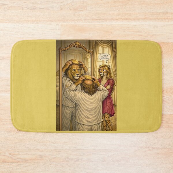 Item preview, Mirror Mirror — The Lion's Hair Piece Political Satire Humor designed and sold by SammyMorry.