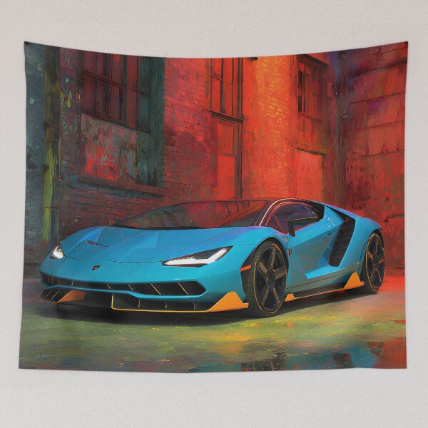 Item preview, Lamborghini Centenario Poster – Dynamic Pop Art Design designed and sold by AutoPopStudio.