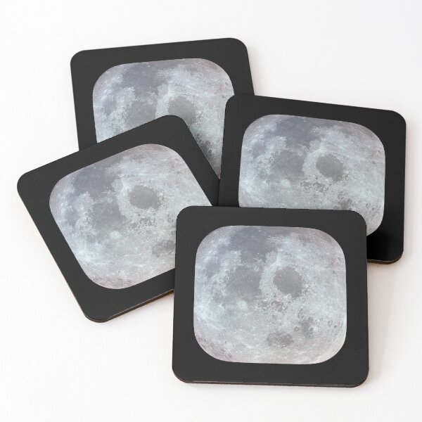 Item preview, Under the Squircle Moon — Whimsical Geometric Night Sky Abstract Art designed and sold by darryldesign.