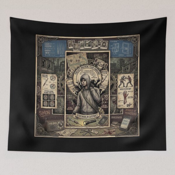 Item preview, Cry of Fear Simon Henriksson Vintage Psychological Horror Art designed and sold by ern vintage store.
