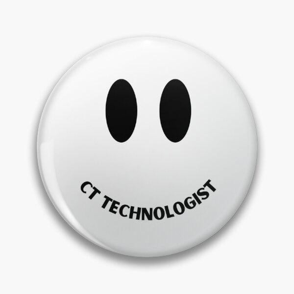Item preview, CT technologist smiley face designed and sold by Rad and Reading.