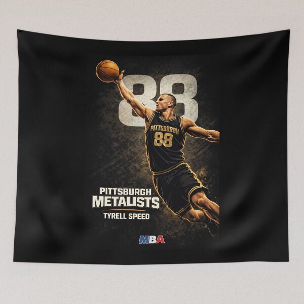 Item preview, Pittsburg Metalists - Tyrell Speed - MBA Basketball Poster – Dunking  designed and sold by Beaurozier.