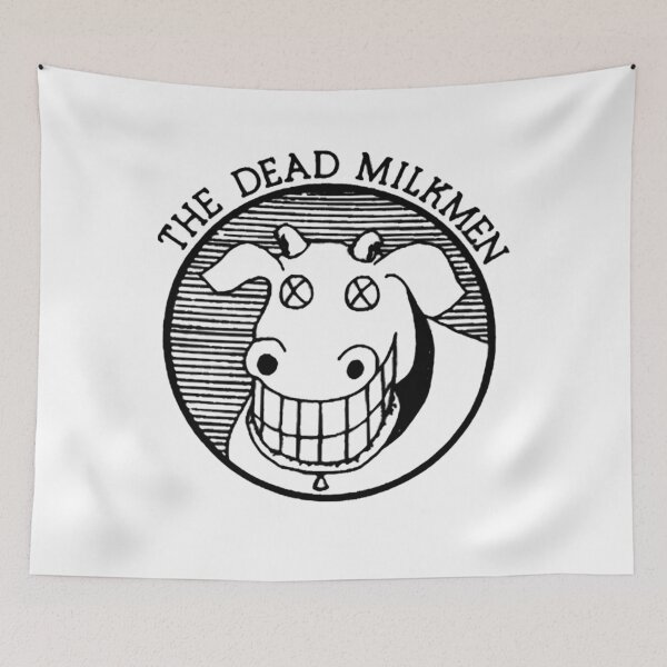 Item preview,  Dead Milkmen Cow Logo White Licensed Adult Cow designed and sold by SummerShine11.
