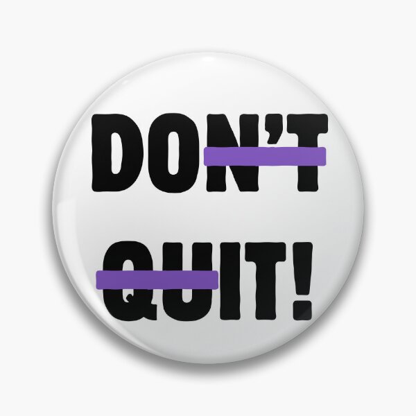 Item preview, Don't Quit – Strike Through Motivational Typography designed and sold by A-Szczesniak.