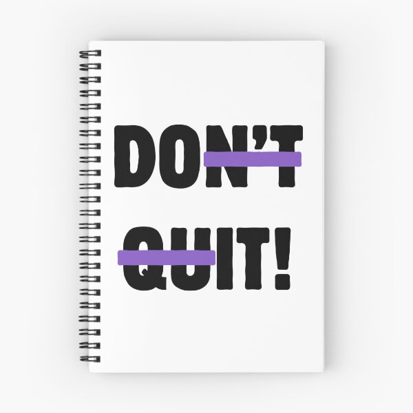 Item preview, Don't Quit – Strike Through Motivational Typography designed and sold by A-Szczesniak.