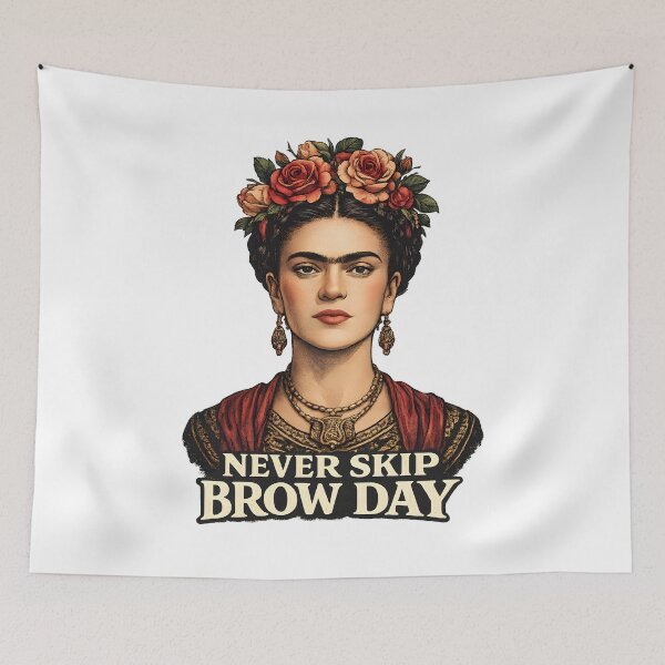 Item preview, Frida Kahlo Funny Eyebrow Humour designed and sold by Shoot-The-Moon.