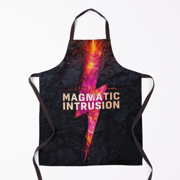 Item preview, Volcano Magma Intrusion Geology Art – Neon Lava Earth Layers designed and sold by Nela Creative Lab.