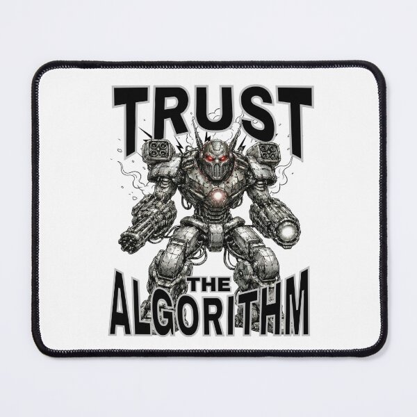 Item preview, Trust The Algorithm Robot Sentry designed and sold by StatusApocalyps.