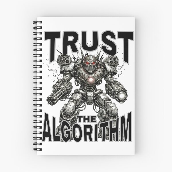 Item preview, Trust The Algorithm Robot Sentry designed and sold by StatusApocalyps.