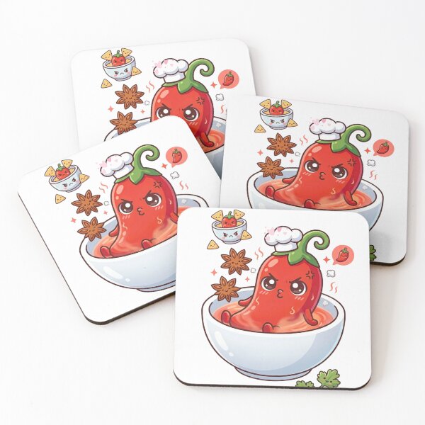 Item preview, Kawaii Chili Chef - I'm Peperoncinato!Spiced Angry Pepper . designed and sold by Lylysun.
