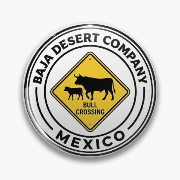Item preview, Bull Crossing | Baja Roadblock - Baja Cantina Collection designed and sold by BajaDesertCo.