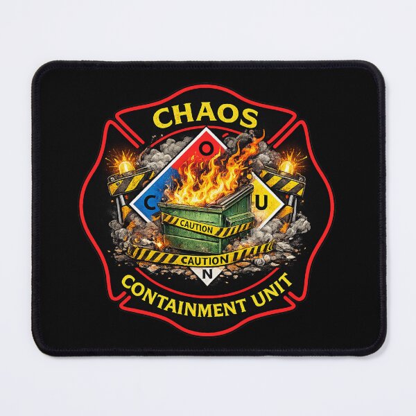 Item preview, Chaos Containment Unit Dumpster Fire Gift for First Responder Dad Gift for Father's Day designed and sold by HazardPay.