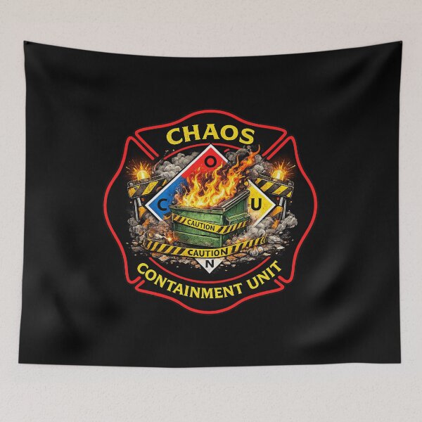 Item preview, Chaos Containment Unit Dumpster Fire Gift for First Responder Dad Gift for Father's Day designed and sold by HazardPay.