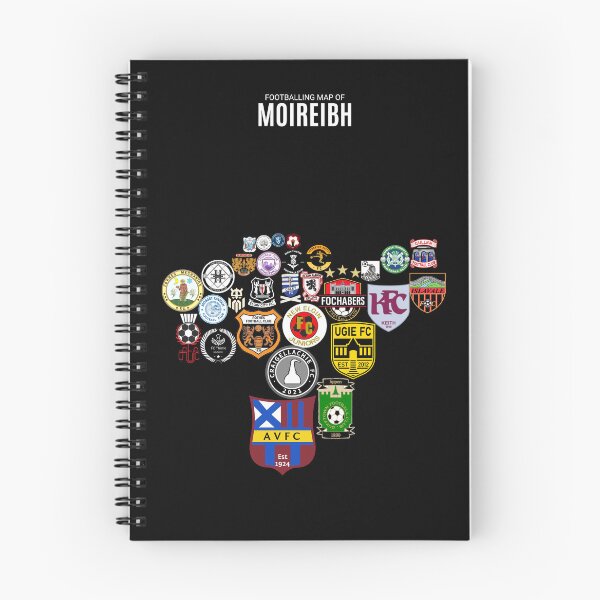 Item preview, Footballing Map of Moireibh designed and sold by Footy-Maps.