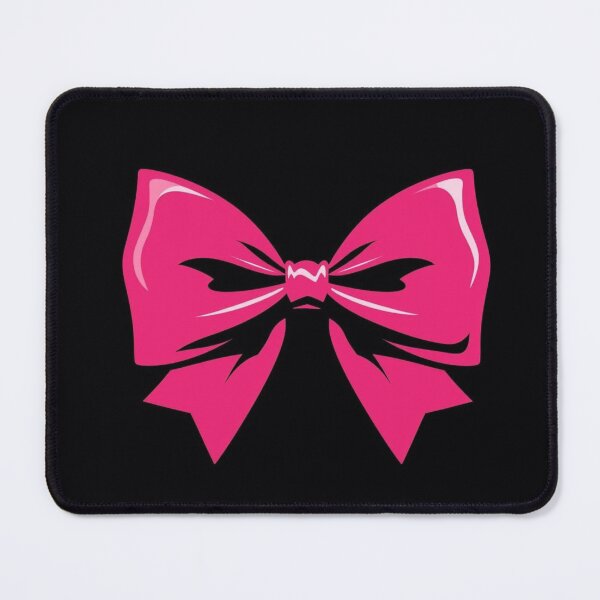 Item preview, Pink Bow Aesthetic – Cute girly bow design on a black background designed and sold by LAtelierNoir.