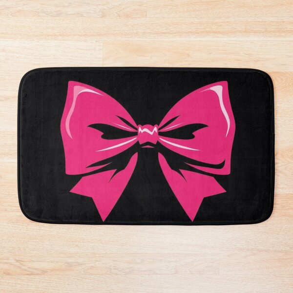 Item preview, Pink Bow Aesthetic – Cute girly bow design on a black background designed and sold by LAtelierNoir.