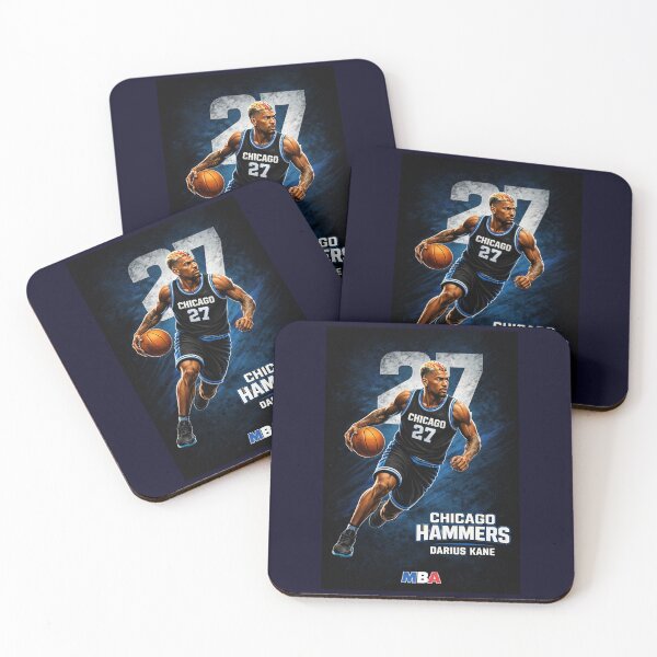 Item preview, Chicago Hammers Darius Kane #27 – MBA Basketball Poster – Fictional Pro League Player designed and sold by Beaurozier.