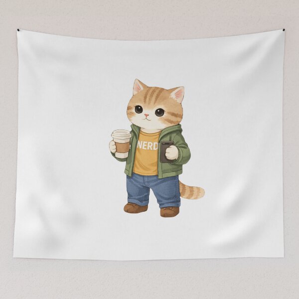 Item preview, Hughie as a Cat Cute The Boys Fan Art designed and sold by Reyxava.
