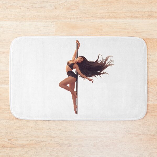 Item preview, Graceful Brunette Pole Dancer - Pole Aesthetic  designed and sold by Stellar Motion by Kornelia.
