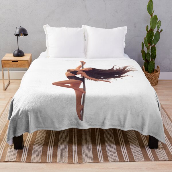 Item preview, Graceful Brunette Pole Dancer - Pole Aesthetic  designed and sold by Stellar Motion by Kornelia.