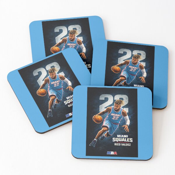 Item preview, Miami Squales - Rico Valdez – MBA Basketball Poster – designed and sold by Beaurozier.