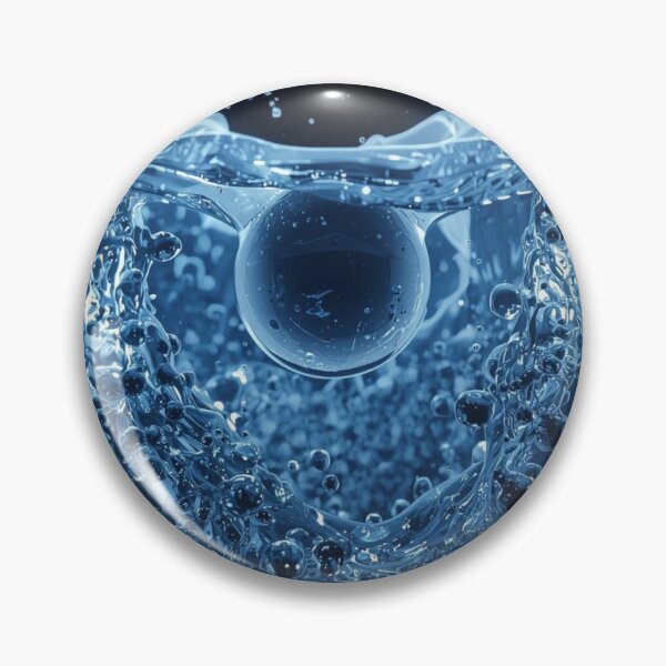 Item preview, Blue Water Splash Macro Abstract Art designed and sold by AAMHdesigns.