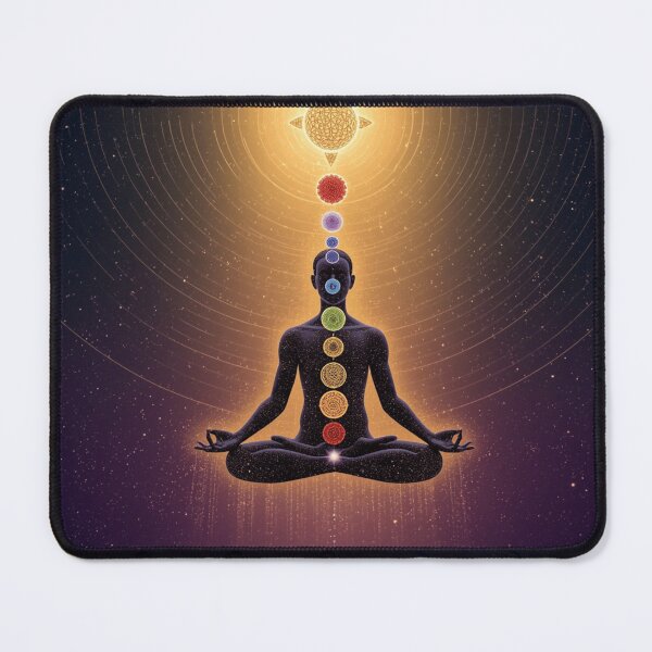 Item preview, Sacred Geometry Chakra Meditation - Cosmic Zen Soul Art designed and sold by Nicola369.
