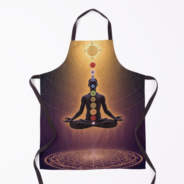 Item preview, Sacred Geometry Chakra Meditation - Cosmic Zen Soul Art designed and sold by Nicola369.