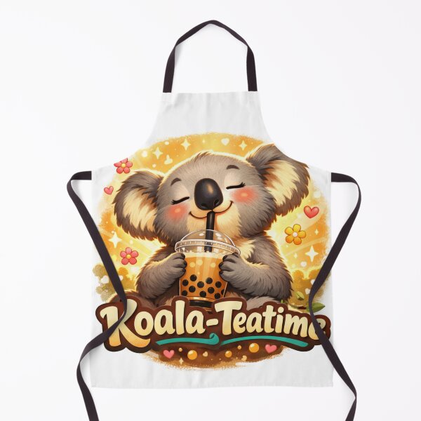Item preview, Koala-Teatime Bubble Tea Koala | Cute Boba Tea Lover Pun Design designed and sold by Item Geeks.