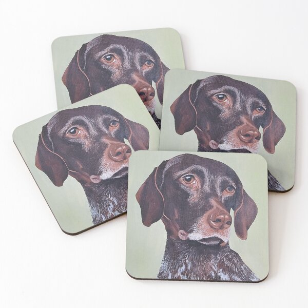 Item preview, Weimaraner Dog Portrait designed and sold by Baileypaints.